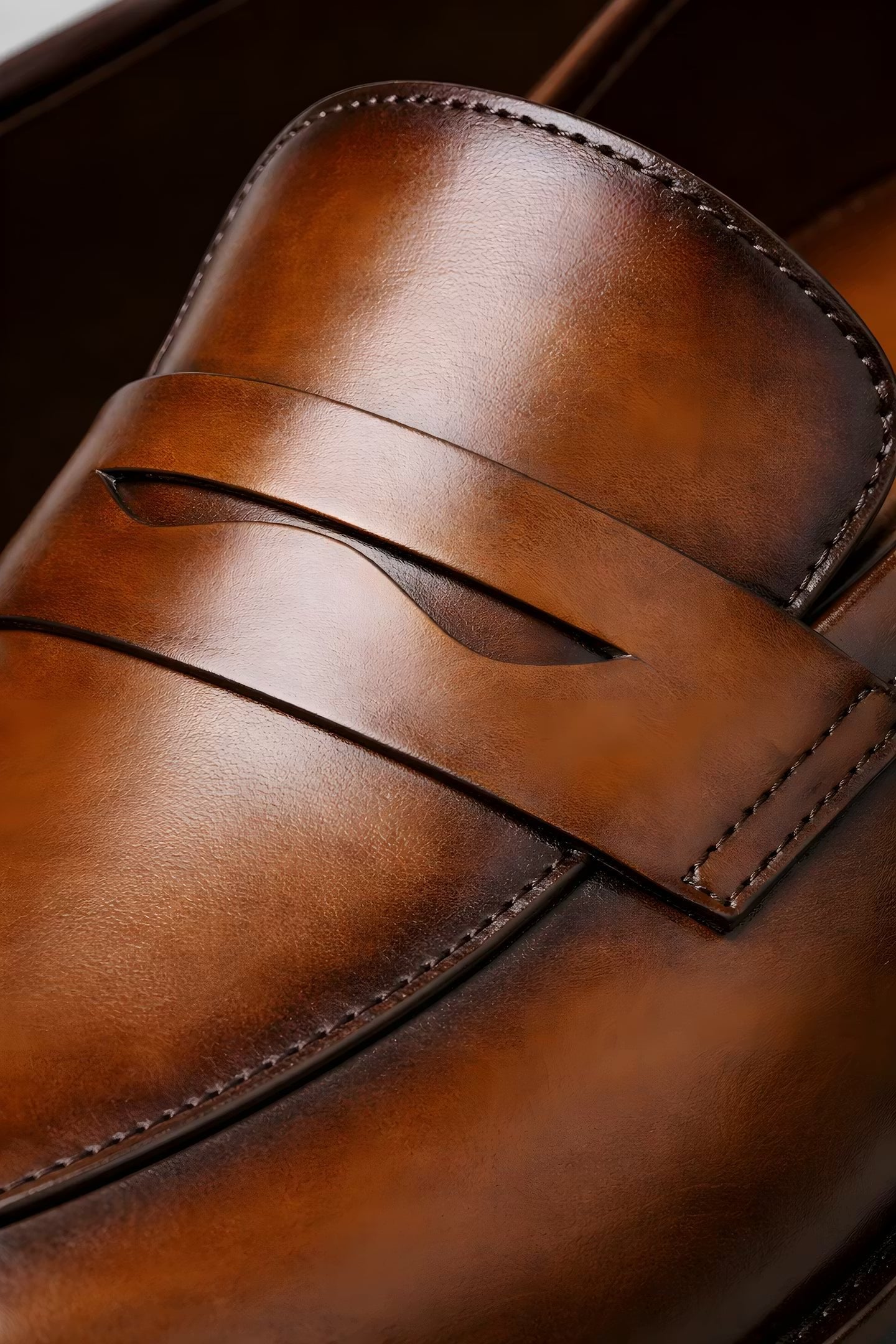 Men's Slip-On Penny Strap Polished Dress Loafers