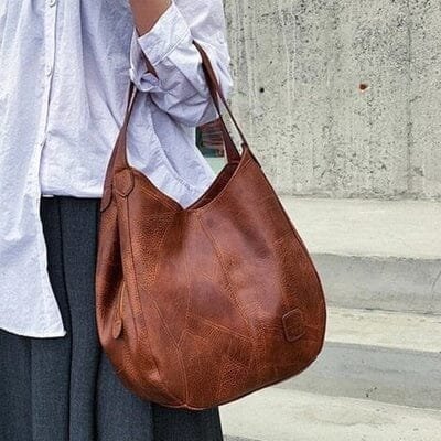 Women's Vintage Soft Leather Hobo Shoulder Bag