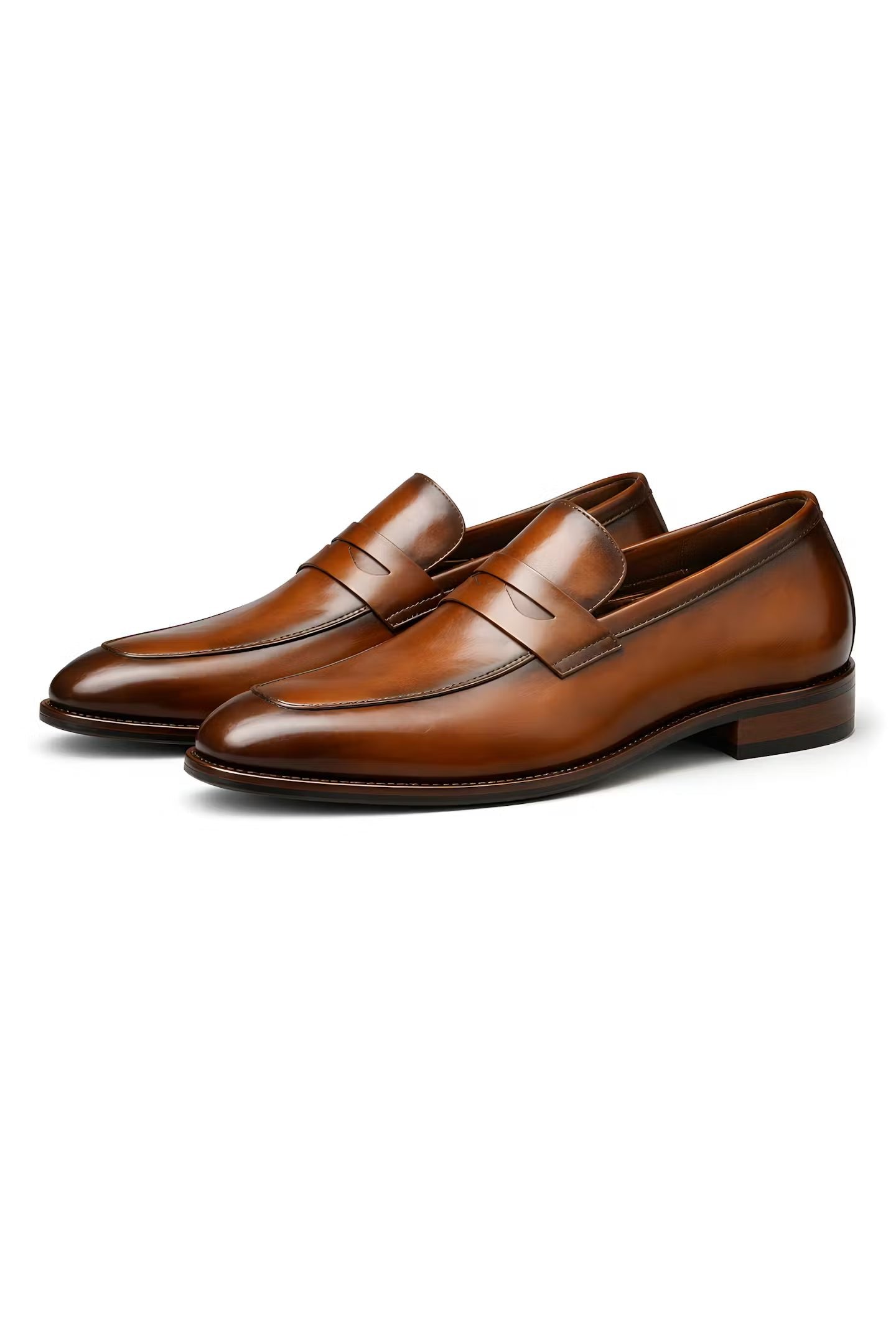 Men's Slip-On Penny Strap Polished Dress Loafers
