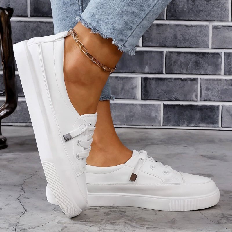 Women's Orthopedic Arch-Support Lace-Up Low-Top Sneakers
