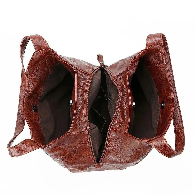 Women's Vintage Soft Leather Hobo Shoulder Bag